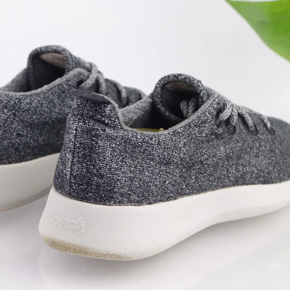 Allbirds Mens WR Wool Runner Running Shoes Size 12 Gray Merino Lace Up Sneakers